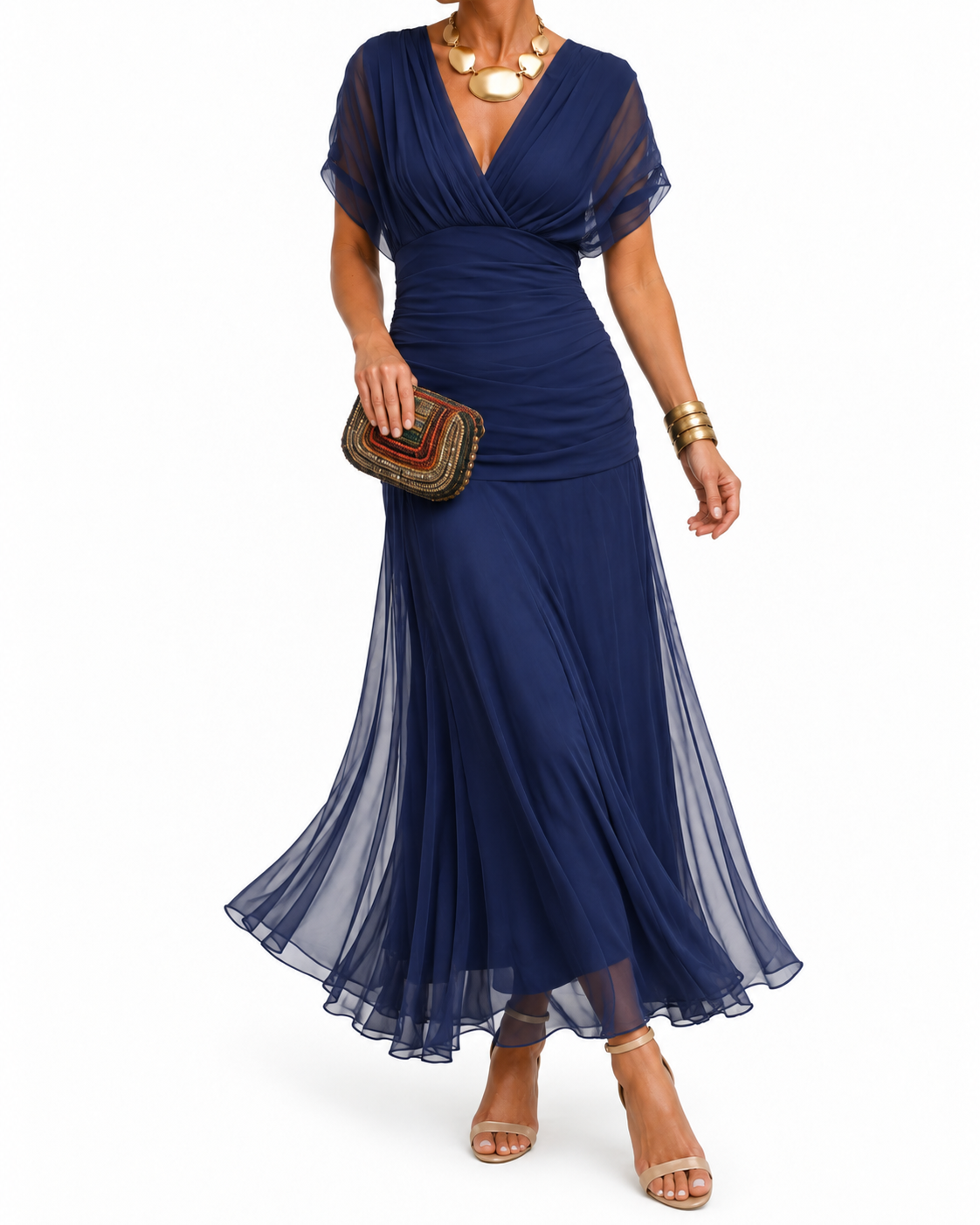 SELENE | Robe longue à épaules dénudées
