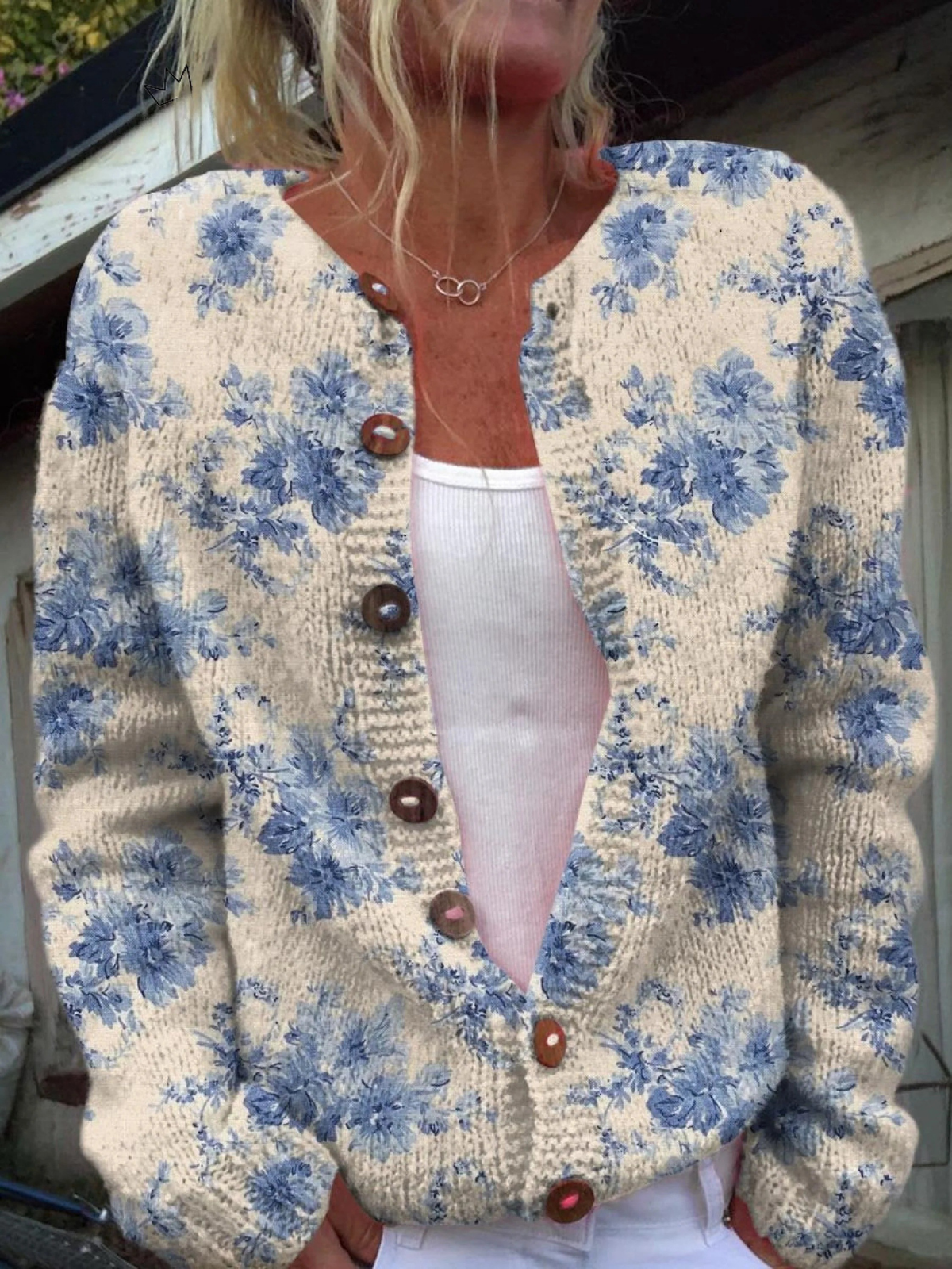DAYSIE™ | Cardigan en maille vintage