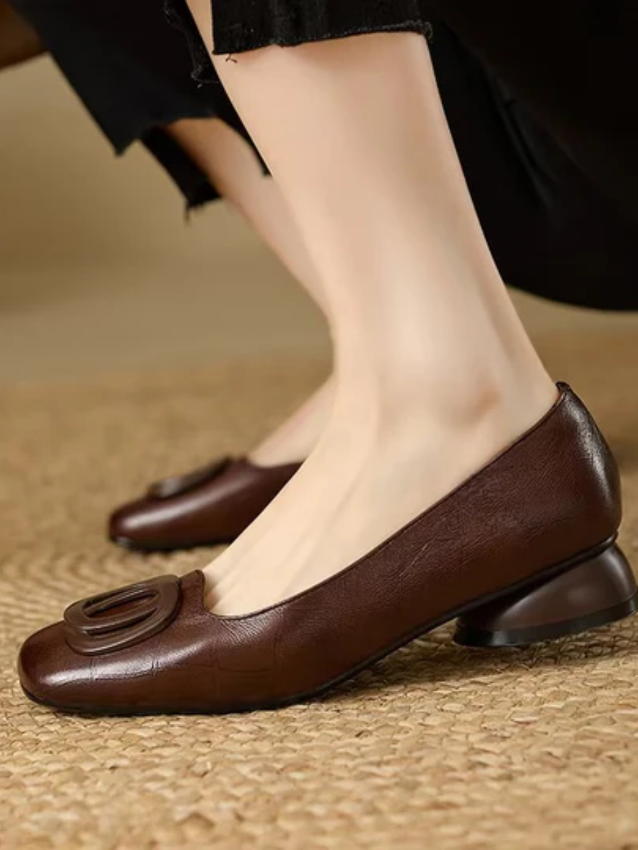 OPIUM - Ballerines en cuir
