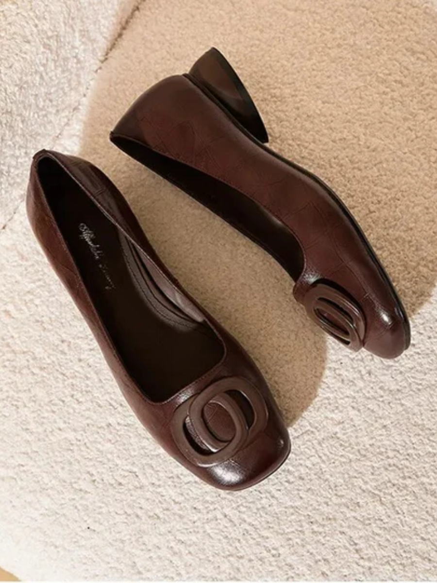 OPIUM - Ballerines en cuir