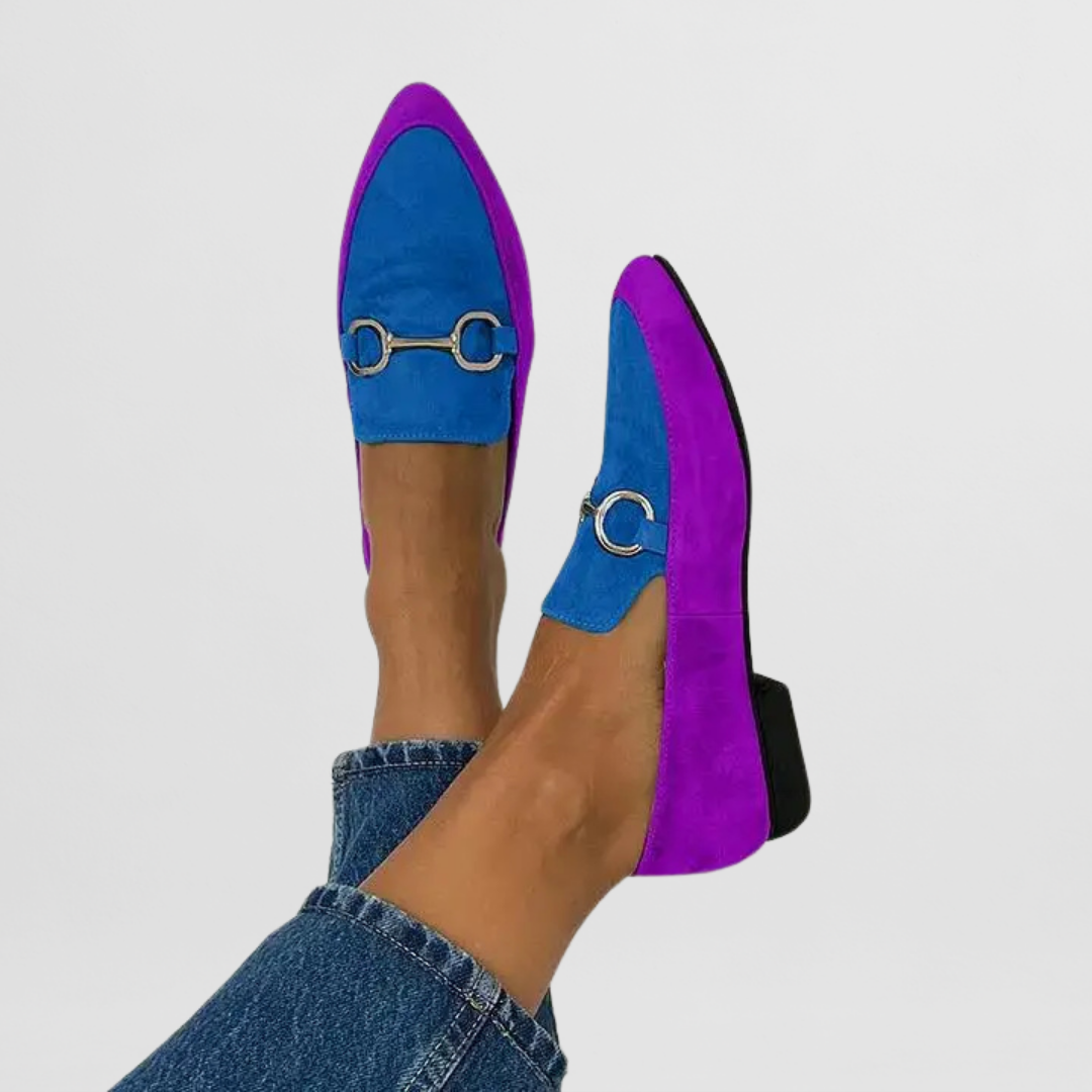 PATRIZIA - bleu et violet